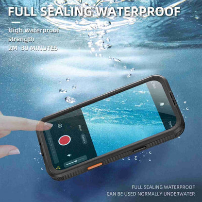 For iPhone 16 RedPepper IP68 Waterproof Triple-proof MagSafe Phone Case(Black) - iPhone 16 Cases by RedPepper | Online Shopping South Africa | PMC Jewellery | Buy Now Pay Later Mobicred