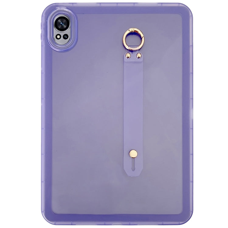 For Huawei MatePad Air 2024 Wristband Holder PC Hybrid TPU Soft Tablet Case(Purple) - Huawei by PMC Jewellery | Online Shopping South Africa | PMC Jewellery | Buy Now Pay Later Mobicred