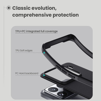 For Xiaomi 15 Pro NILLKIN Frosted Shield Pro PC + TPU Phone Case(Black) - 15 Pro Cases by NILLKIN | Online Shopping South Africa | PMC Jewellery | Buy Now Pay Later Mobicred