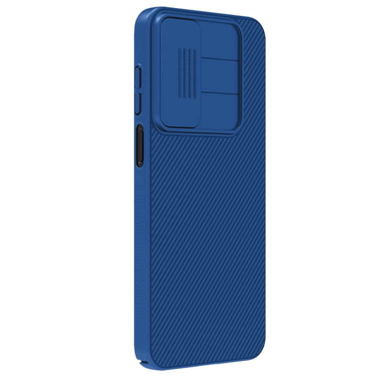 For Samsung Galaxy A16 5G NILLKIN Black Mirror Series Camshield PC Phone Case(Blue) - Galaxy Phone Cases by NILLKIN | Online Shopping South Africa | PMC Jewellery | Buy Now Pay Later Mobicred