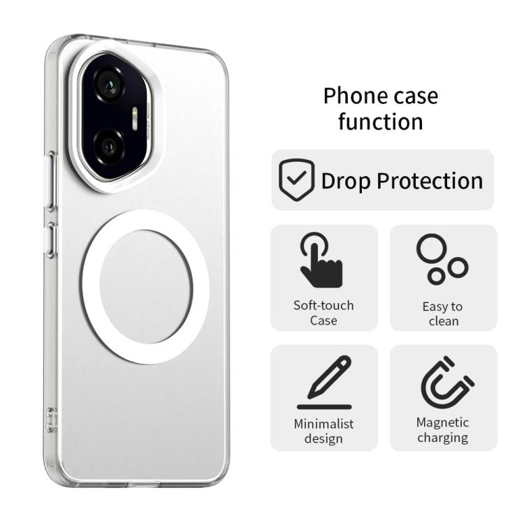 For Honor 300 Candy Magsafe PC Hybrid TPU Phone Case(White) - free shipping - PMC TechLife - Order now!