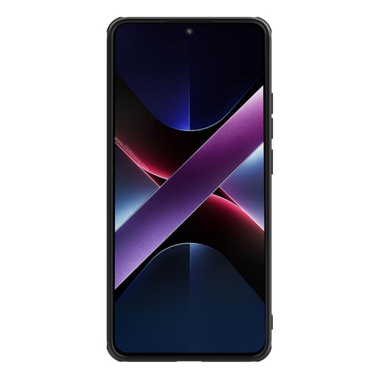 For Xiaomi Poco X7 Pro NILLKIN Frosted Shield Pro Magnetic Phone Case(Black) - Xiaomi Cases by NILLKIN | Online Shopping South Africa | PMc TechLife | Buy Now Pay Later Mobicred