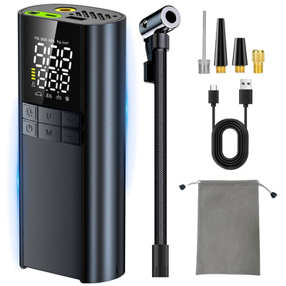 T8 Car Digital Display Portable Smart Electric Wireless Air Pump(Black) - Inflatable Pump by PMC Jewellery | Online Shopping South Africa | PMC Jewellery | Buy Now Pay Later Mobicred