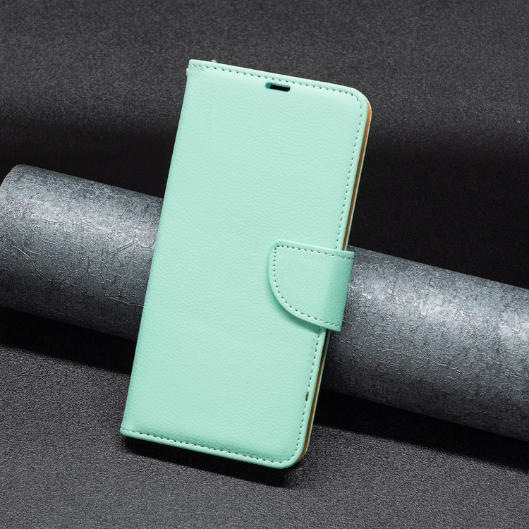 For Samsung Galaxy S25+ 5G Litchi Texture Pure Color Flip Leather Phone Case(Green) - Galaxy S25+ 5G Cases by PMC TechLife | Online Shopping South Africa | PMC TechLife | Buy Now Pay Later Mobicred