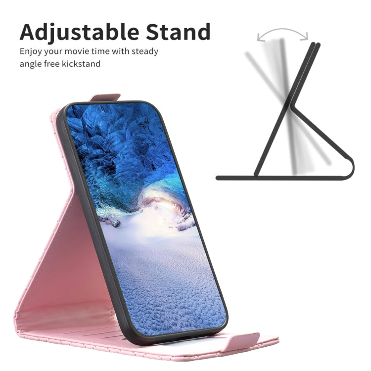 For Samsung Galaxy S25+ 5G Diamond Lattice Vertical Flip Leather Phone Case(Pink) - Galaxy S25+ 5G Cases by PMC Jewellery | Online Shopping South Africa | PMC Jewellery | Buy Now Pay Later Mobicred