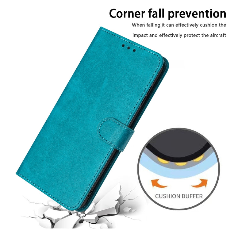 For Samsung Galaxy S25+ / S24+ 5G Solid Calf Texture Flip Leather Phone Case(Green) - Galaxy S25+ 5G Cases by PMC TechLife | Online Shopping South Africa | PMC TechLife | Buy Now Pay Later Mobicred