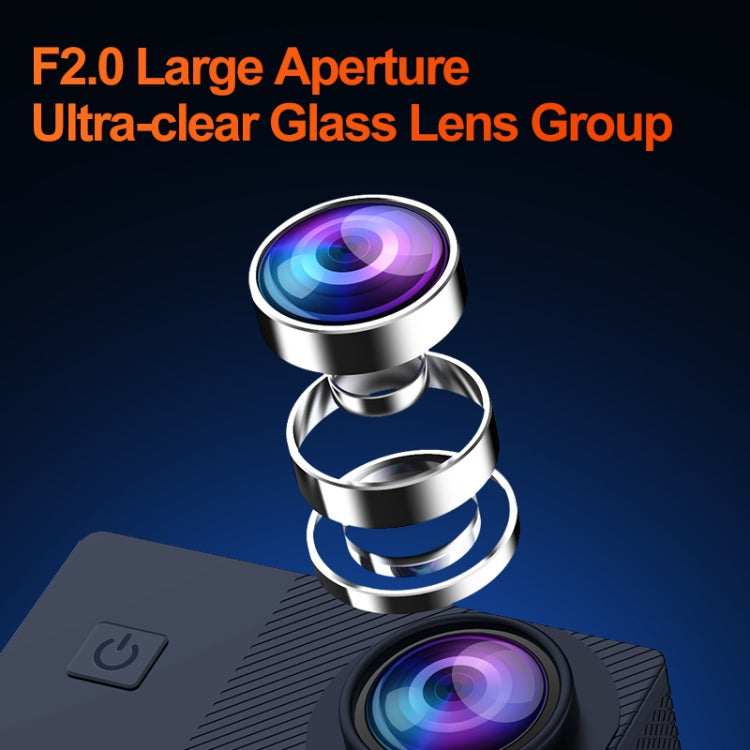 I5-359 2.0 inch IPS HD Screen Wide Angle Action Camera(Black) - Video Cameras by PMC TechLife | Online Shopping South Africa | PMC TechLife | Buy Now Pay Later Mobicred