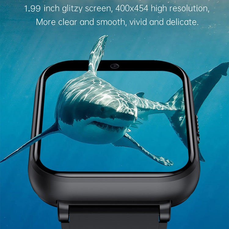 UNIWA DM66 4G Calling Smart Watch, 2GB+16GB, 1.99 inch IPS Screen Android 9.0 Support WiFi GPS(Black) - free shipping - PMC TechLife - Order now!
