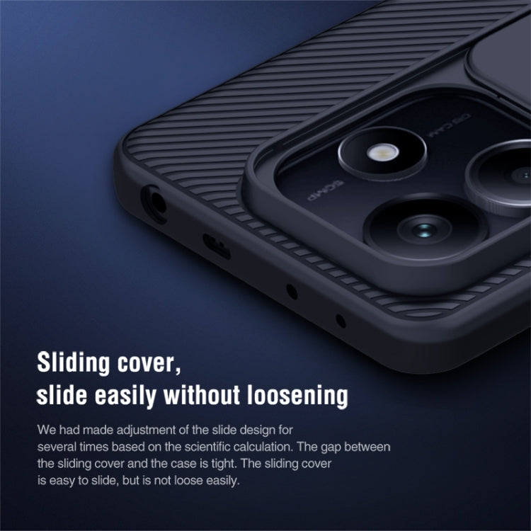 For Redmi Note 14 5G NILLKIN Black Mirror Series Camshield PC Phone Case(Black) - Note 14 Cases by NILLKIN | Online Shopping South Africa | PMC Jewellery | Buy Now Pay Later Mobicred