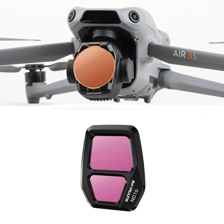For DJI Air 3S Sunnylife Camera Lens Filter, Filter:ND16 - free shipping - PMC TechLife - Order now!