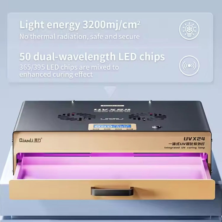 Qianli UVX24 16 inch Powerful Integrated UV Curing Lamp Box, Plug:UK Plug - free shipping - PMC TechLife - Order now!