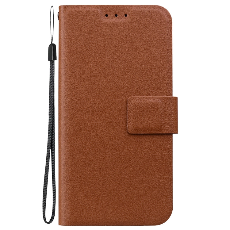 For Samsung Galaxy S25+ 5G Ultra-thin Voltage Magnetic Buckle Leather Phone Case(Brown) - Galaxy S25+ 5G Cases by PMC TechLife | Online Shopping South Africa | PMC TechLife | Buy Now Pay Later Mobicred