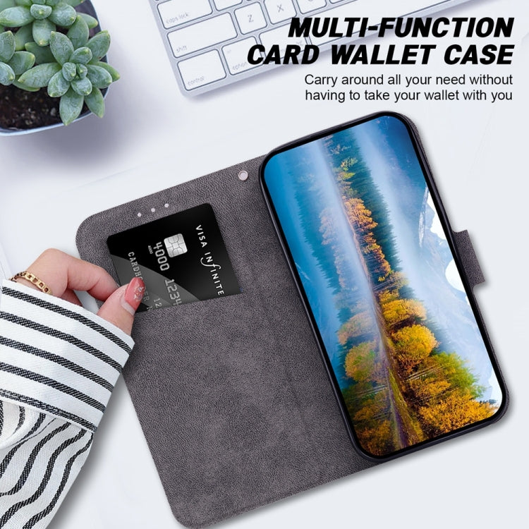 For Samsung Galaxy S25+ 5G Ultra-thin Voltage Magnetic Buckle Leather Phone Case(Black) - Galaxy S25+ 5G Cases by PMC TechLife | Online Shopping South Africa | PMC TechLife | Buy Now Pay Later Mobicred