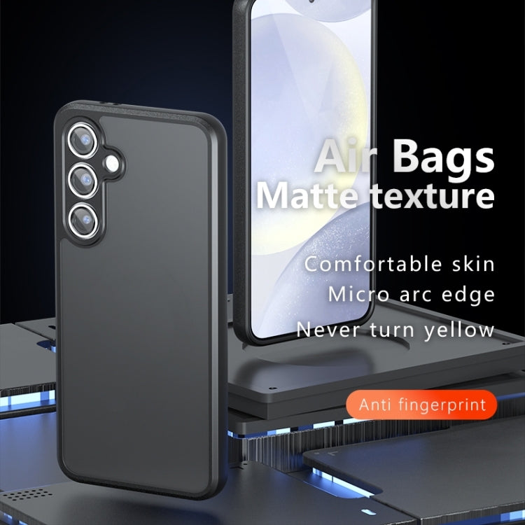 For Samsung Galaxy S25+ 5G Armor Precise Hole PC Hybrid TPU Phone Case(Transparent) - free shipping - PMC Jewellery - Order now!