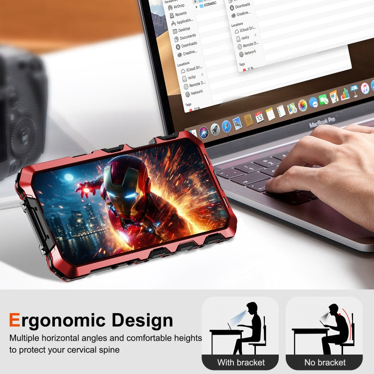 For iPhone 16 Pro Max R-JUST Life Waterproof Dustproof Shockproof Phone Case(Red) - free shipping - PMC Jewellery - Order now!