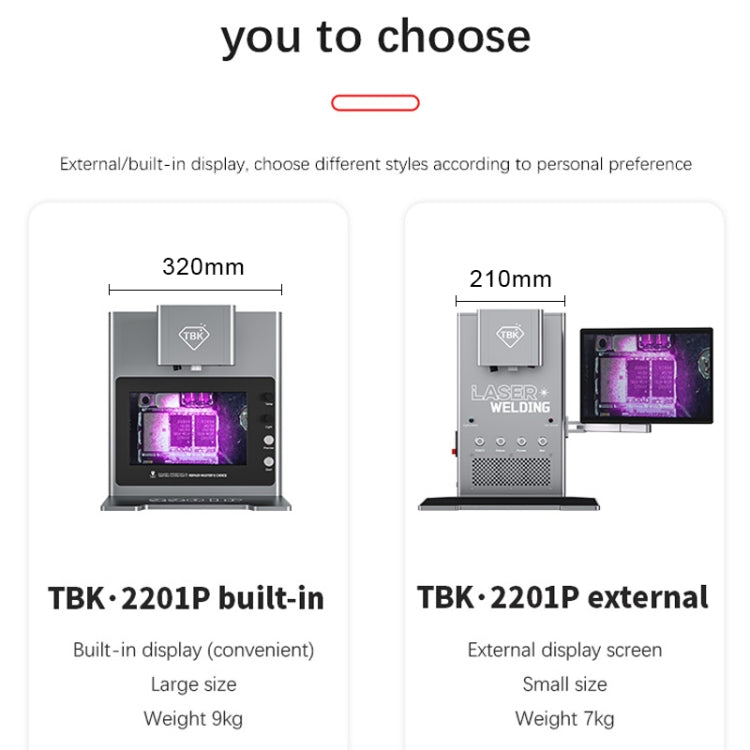 TBK 2205 Smart Infrared Laser Thermostatic Welding Machine with HD Camera, Plug:US Plug(External LCD) - free shipping - PMc TechLife - Order now!