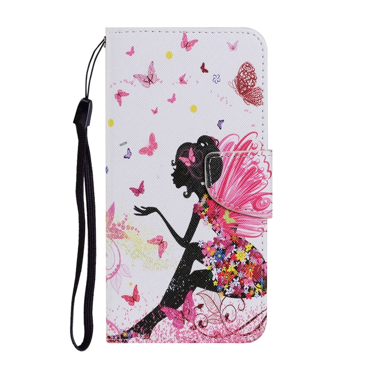 For Samsung Galaxy S25 5G Colored Drawing Pattern Leather Phone Case(Dancing Girl) - Galaxy S25 5G Cases by PMC Jewellery | Online Shopping South Africa | PMC Jewellery | Buy Now Pay Later Mobicred