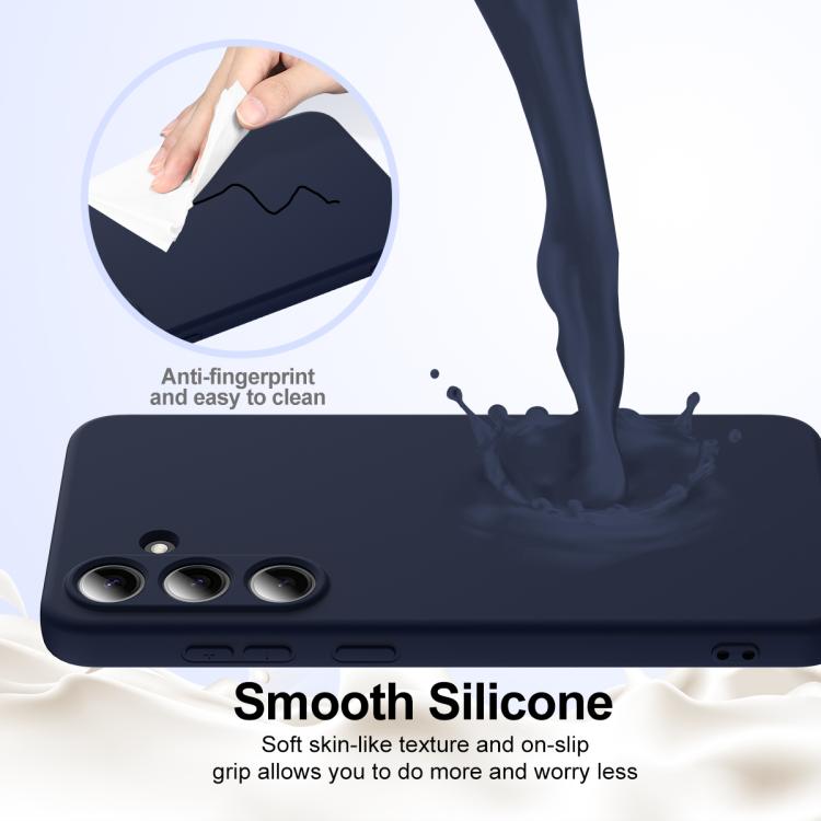 For Samsung Galaxy S25+ 5G Shockproof Silicone Magsafe Phone Case(Navy Blue) - Galaxy S25+ 5G Cases by PMC Jewellery | Online Shopping South Africa | PMC Jewellery | Buy Now Pay Later Mobicred