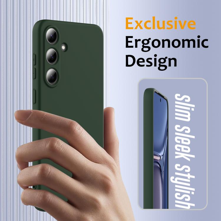 For Samsung Galaxy S25+ 5G Shockproof Silicone Magsafe Phone Case(Dark Green) - Galaxy S25+ 5G Cases by PMC Jewellery | Online Shopping South Africa | PMC Jewellery | Buy Now Pay Later Mobicred