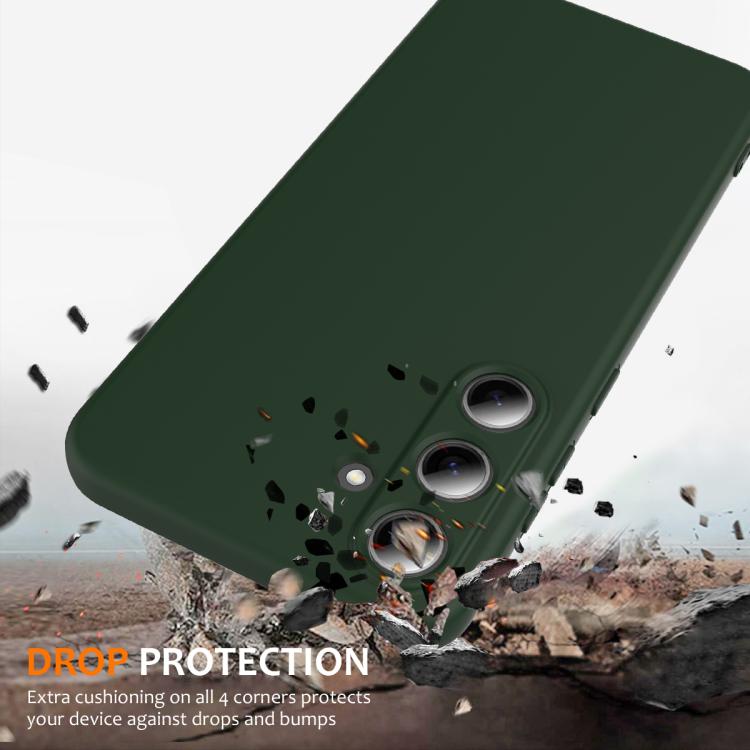 For Samsung Galaxy S25 5G Shockproof Silicone Magsafe Phone Case(Dark Green) - Galaxy S25 5G Cases by PMC Jewellery | Online Shopping South Africa | PMC Jewellery | Buy Now Pay Later Mobicred