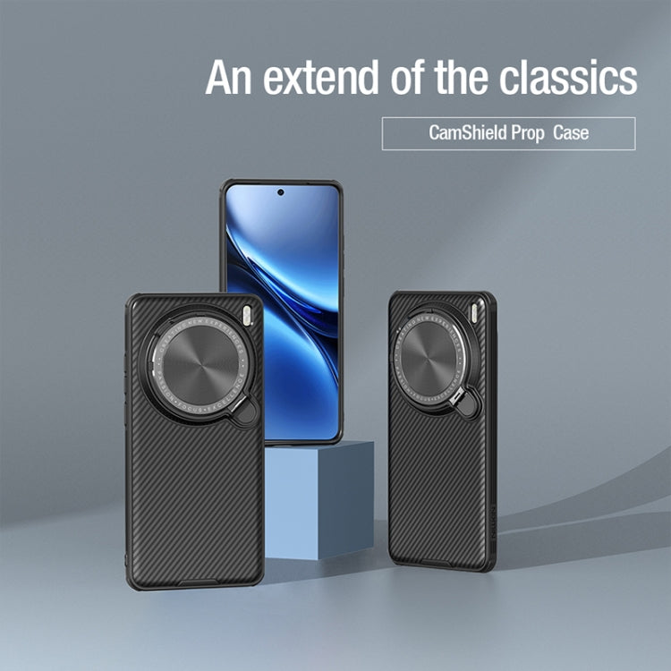 For vivo X200 Pro NILLKIN CamShield Prop MagSafe Magnetic PC Phone Case(Black) - vivo Cases by NILLKIN | Online Shopping South Africa | PMC Jewellery | Buy Now Pay Later Mobicred