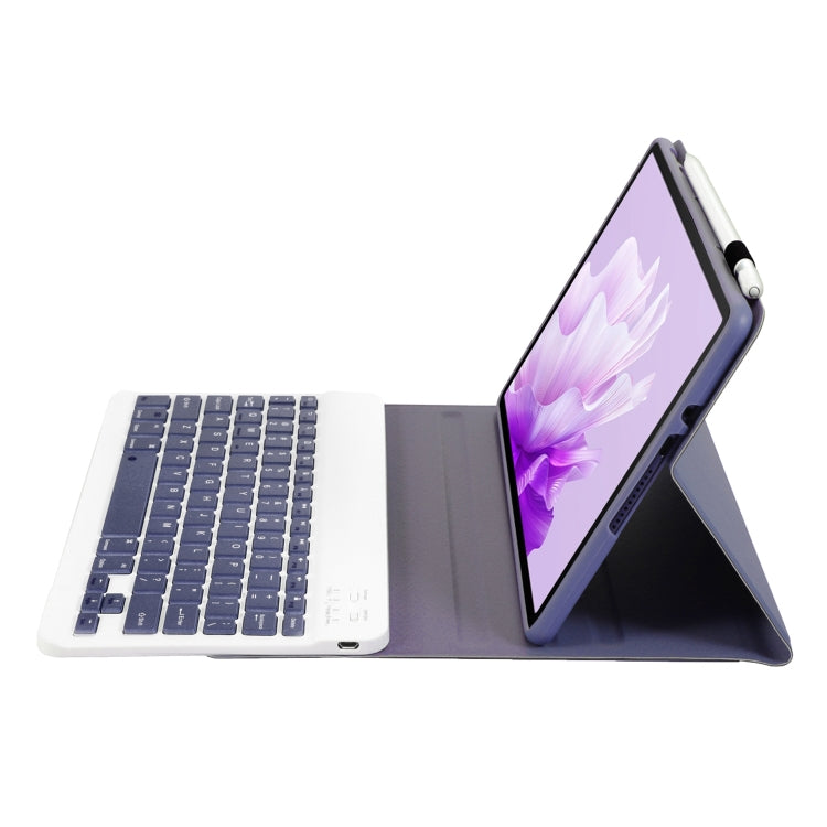For Huawei MatePad 11.5 S 2024 AH20 Ultra-thin Detachable Bluetooth Keyboard Leather Tablet Case(Lavender White) - free shipping - PMC Jewellery - Order now!