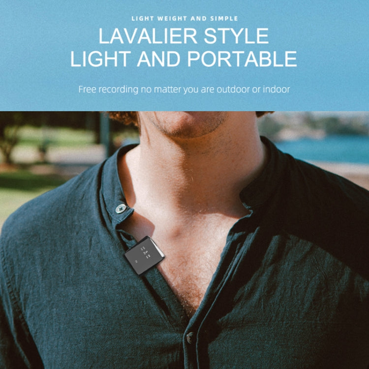 AP009 Wireless Lavalier Microphone with 3 in 1 Receiver(Black) - Microphone by PMC TechLife | Online Shopping South Africa | PMC TechLife | Buy Now Pay Later Mobicred