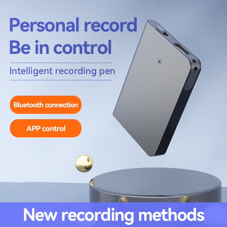 Q61A Ultra-thin HD Noise Reduction Voice Recording Pen Support APP Control, Memory:64GB(Black) - Recording Pen by PMC TechLife | Online Shopping South Africa | PMC TechLife | Buy Now Pay Later Mobicred