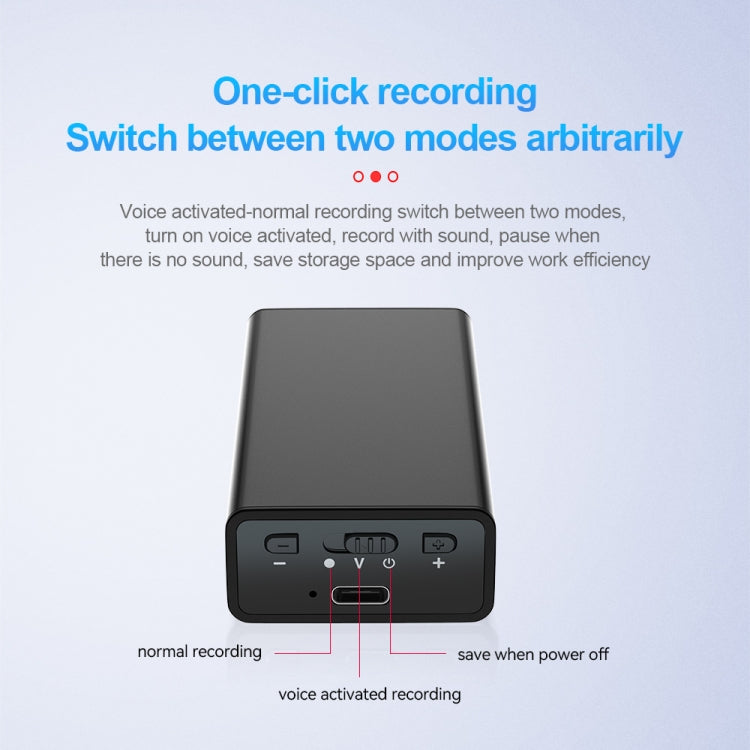 Q65 Long-lasting Magnetic Intelligent Voice Recording Pen, Memory:8GB(Black) - Recording Pen by PMC TechLife | Online Shopping South Africa | PMC TechLife | Buy Now Pay Later Mobicred