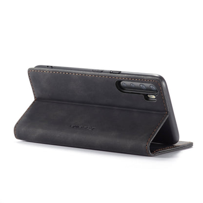 For OnePlus Nord CaseMe-013 Multifunctional Retro Frosted Horizontal Flip Leather Case with Card Slot & Holder & Wallet(Black) - OnePlus Cases by CaseMe | Online Shopping South Africa | PMC Jewellery | Buy Now Pay Later Mobicred