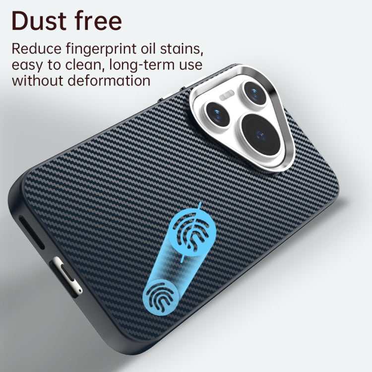 For Huawei Pura 70 Carbon Fiber Series IMD Phone Case(Blue) - Huawei Cases by PMC Jewellery | Online Shopping South Africa | PMC Jewellery | Buy Now Pay Later Mobicred