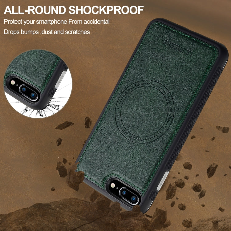 For iPhone 16e LC.IMEEKE L5 Series Detachable RFID Card Bag Magsafe Phone Case(Green) - free shipping - PMC TechLife - Order now!
