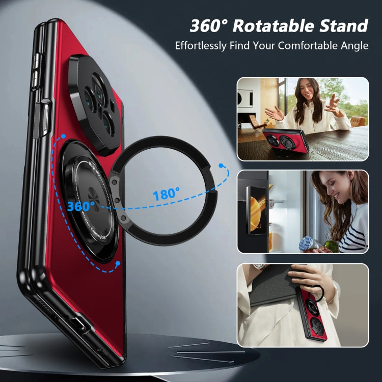 For Honor Magic V3 Gold Medal Rotating Folding Series Ring Holder Phone Case(Red) - free shipping - PMC TechLife - Order now!