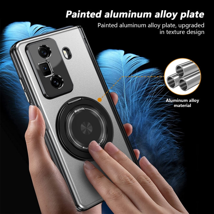 For Honor Magic Vs3 Gold Medal Rotating Folding Series Ring Holder Phone Case(Silver) - free shipping - PMC TechLife - Order now!
