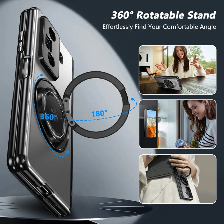 For Honor Magic Vs3 Gold Medal Rotating Folding Series Ring Holder Phone Case(Silver) - free shipping - PMC TechLife - Order now!