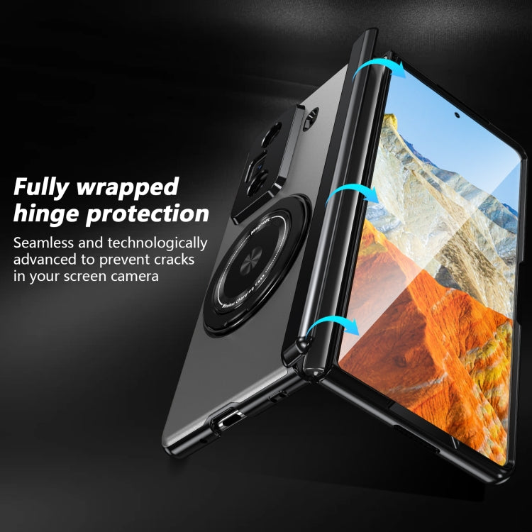 For Honor Magic Vs3 Gold Medal Rotating Folding Series Ring Holder Phone Case(Silver) - free shipping - PMC TechLife - Order now!
