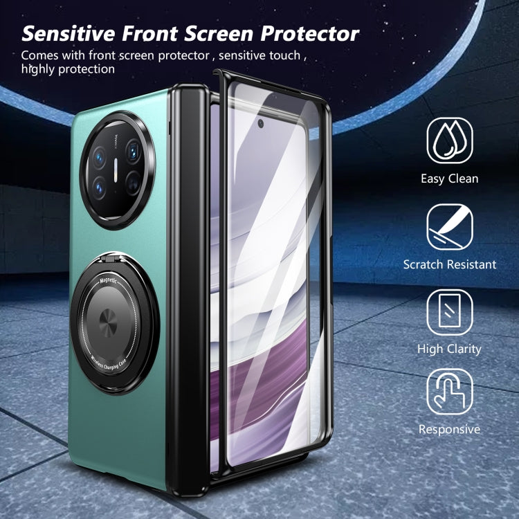 For Huawei Mate X5 Gold Medal Rotating Folding Series Ring Holder Phone Case(Royal Blue) - Huawei Cases by PMC TechLife | Online Shopping South Africa | PMC TechLife | Buy Now Pay Later Mobicred
