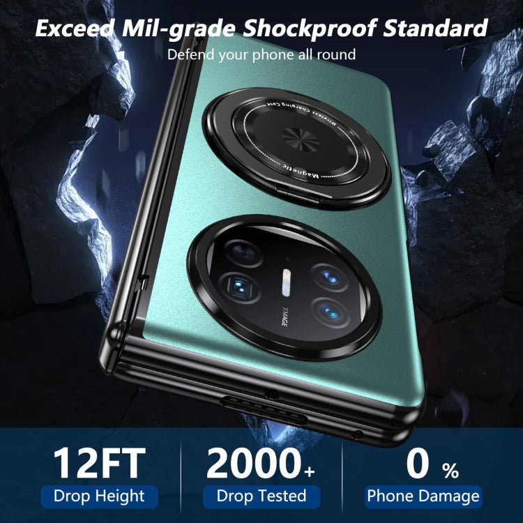 For Huawei Mate X5 Gold Medal Rotating Folding Series Ring Holder Phone Case(Royal Blue) - Huawei Cases by PMC TechLife | Online Shopping South Africa | PMC TechLife | Buy Now Pay Later Mobicred