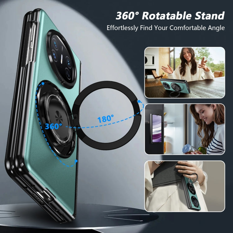 For Huawei Mate X5 Gold Medal Rotating Folding Series Ring Holder Phone Case(Royal Blue) - Huawei Cases by PMC TechLife | Online Shopping South Africa | PMC TechLife | Buy Now Pay Later Mobicred