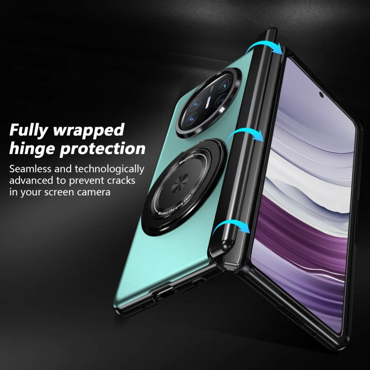 For Huawei Mate X5 Gold Medal Rotating Folding Series Ring Holder Phone Case(Royal Blue) - Huawei Cases by PMC TechLife | Online Shopping South Africa | PMC TechLife | Buy Now Pay Later Mobicred