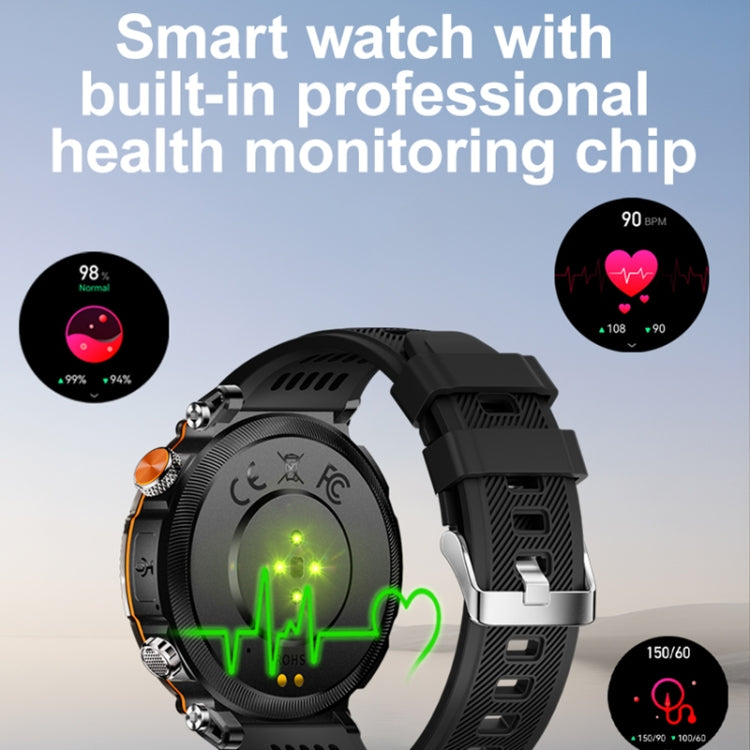 HT30 1.7 inch IP68 Waterproof Silicone Band Smart Watch, Support Flashlight / Banknote Detector Light / Compass(Army Green) - Smart Wristbands by PMC TechLife | Online Shopping South Africa | PMC TechLife | Buy Now Pay Later Mobicred