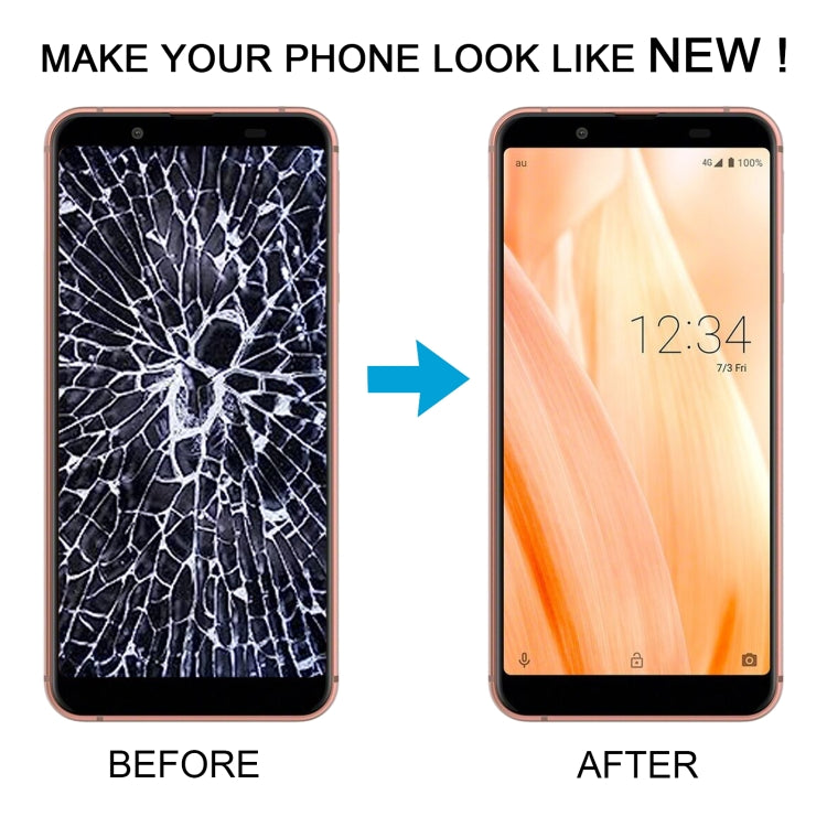 For Sharp Aquos Sense3 Original LCD Screen With Digitizer Full Assembly - For Sharp by PMC TechLife | Online Shopping South Africa | PMC TechLife | Buy Now Pay Later Mobicred