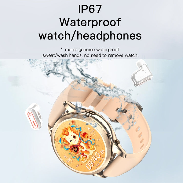 X17 mini 1.27 inch IP67 Waterproof 2 in 1 Bluetooth Earphone Smart Watch(Black) - free shipping - PMC TechLife - Order now!
