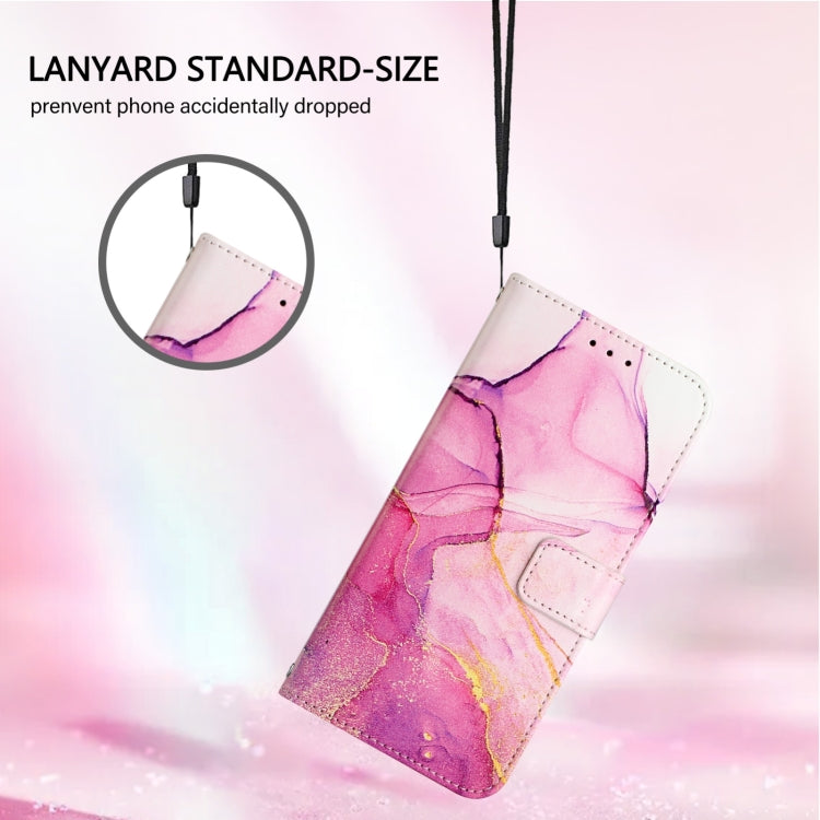 For Doogee N55 Plus PT003 Marble Pattern Flip Leather Phone Case(Pink Purple Gold) - More Brand by PMC TechLife | Online Shopping South Africa | PMC TechLife | Buy Now Pay Later Mobicred