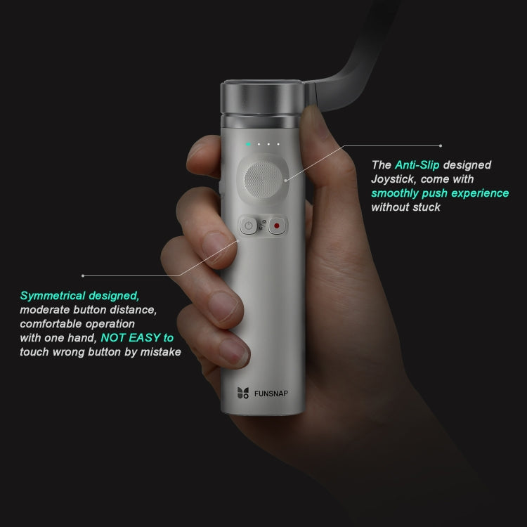 FUNSNAP Capture �� Aluminum Alloy Arm 3-Axis Handheld Phone Gimbal, Basic Version(Grey) - free shipping - PMC TechLife - Order now!