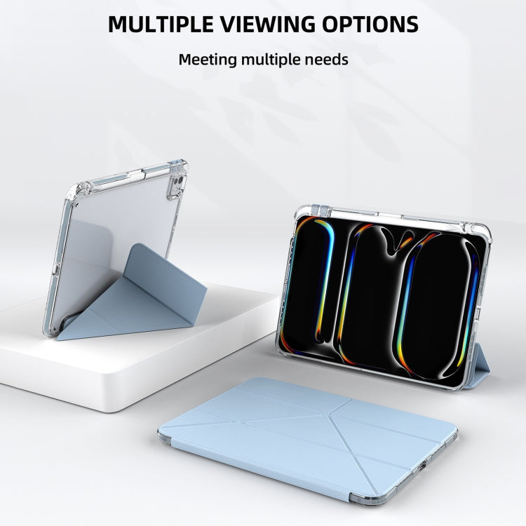 For iPad Pro 13 2024 mutural Y-Shape Deformation Leather Tablet Case(Yellow) - free shipping - PMc TechLife - Order now!