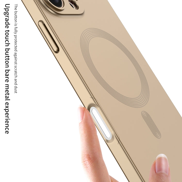 For iPhone 16 Plus GKK MagSafe Full Coverage Phone Case(Gold) - iPhone 16 Plus Cases by GKK | Online Shopping South Africa | PMC Jewellery | Buy Now Pay Later Mobicred