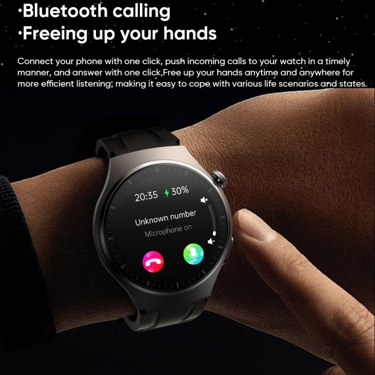 MT200 1.43 inch AMOLED IP67 Steel Band Smart Call Watch, Support ECG(Black) - Smart Watches by PMC TechLife | Online Shopping South Africa | PMC TechLife | Buy Now Pay Later Mobicred