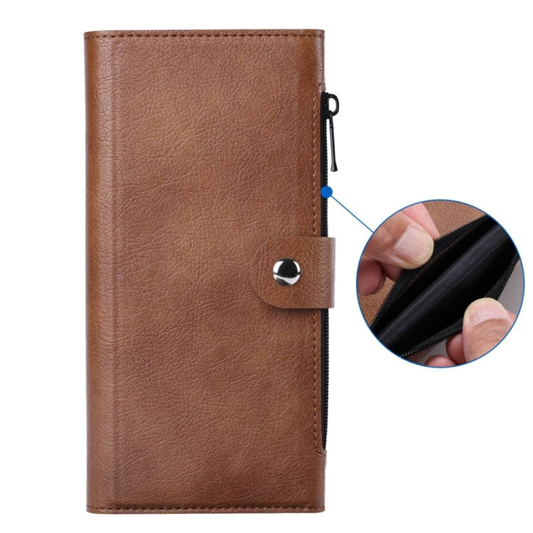 For iPhone 16 Pro ViLi GVS-C Series MagSafe Magnetic RFID Leather Flip Phone Case(Brown) - free shipping - PMC Jewellery - Order now!