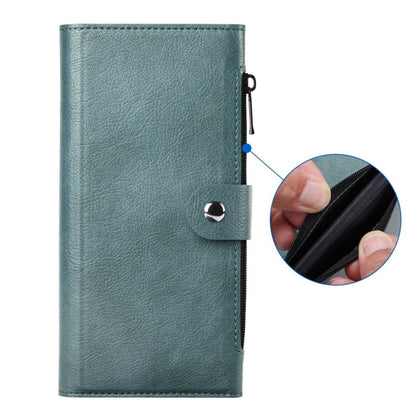 For iPhone 16 ViLi GVS-C Series MagSafe Magnetic RFID Leather Flip Phone Case(Green) - iPhone 16 Cases by ViLi | Online Shopping South Africa | PMC Jewellery | Buy Now Pay Later Mobicred